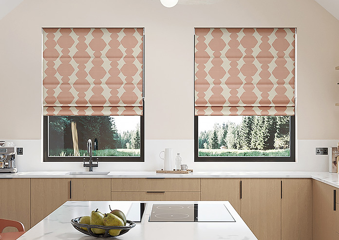 Construct, Melon - Twist&Fit Roman Blind - Image 3